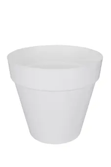 Bloempot Loft Urban Rond - D29/H26cm Wit