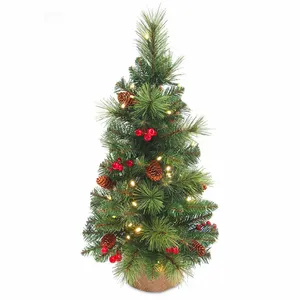 Everyday Miniature Pine Cone & Berry Tree LED - D46/H81cm