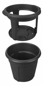 Green Basics Aardappel Pot - D 33cm - Living Black