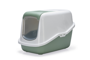 Kattenbak Nestor Groen/Wit