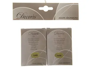 Kerstbalhaakjes IJzer - L3,5cm - Goud