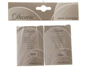 Kerstbalhaakjes IJzer - L3,5cm - Zilver