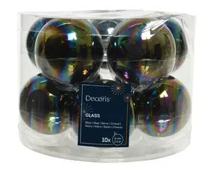 Kerstballen Glas Shiny - D6cm
