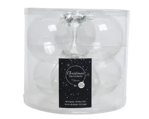 Kerstballen Glas Shiny - D8cm