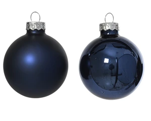Kerstballen Glas Shiny/Mat - D6cm - afbeelding 2