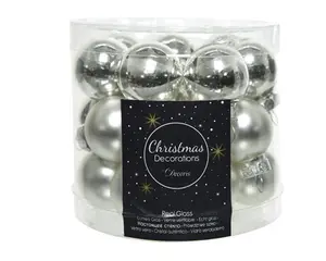 Kerstballen Glas Shiny/Matt - D2,5cm