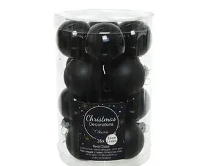 Kerstballen Glas Shiny/Matt - D3,5cm