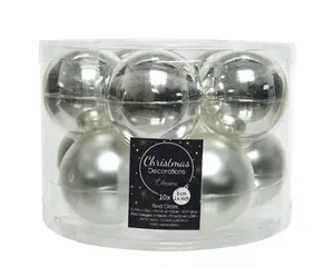 Kerstballen Glas Shiny/Matt - D6cm