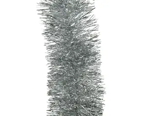 Lametta Guirlande Pet Shiny Zilver D10Cmh.270Cm - afbeelding 3
