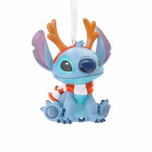 Hallmark Ornament – Stitch With Antlers – Lilo & Stitch