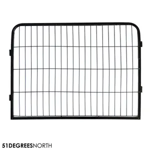 Pl Playpen 8Panel Black 100X100 - afbeelding 4