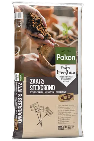 Pokon Bio Zaai & Stekgrond Turfvrij - 20L - afbeelding 1
