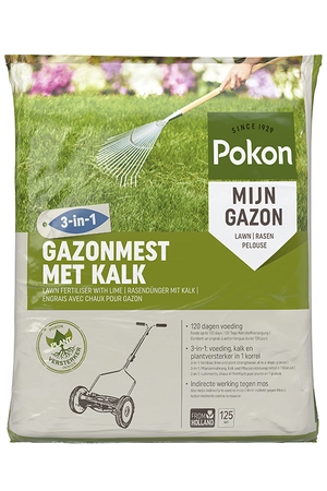 Pokon Gazonmest met Kalk 3-in-1 - 8,4kg - afbeelding 1