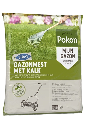 Pokon Gazonmest met Kalk 3-in-1 - 8,4kg - afbeelding 2