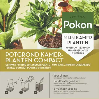 Pokon Kokos Potgrond Kamerplanten Compact - 10 L