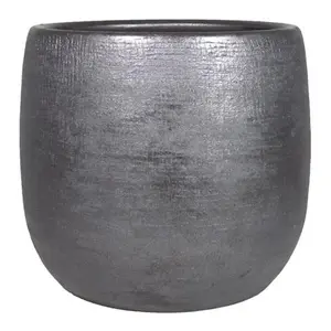 Pot Mira - D34/H31cm Zwart
