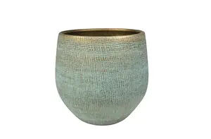 Pot Ryan - D26/H26cm Shiny Blue