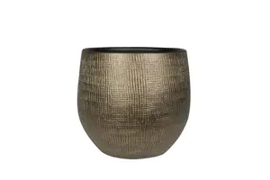 Pot Ryan - D31/H28cm Shiny Gold