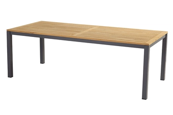 Sonata Tuintafel - 220x100cm - Teakhouten blad