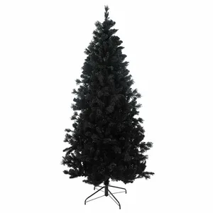 Teddy Black Flocked Hinged - D97/H180cm