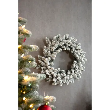 Whistler Wreath Flocked - D50cm - afbeelding 3