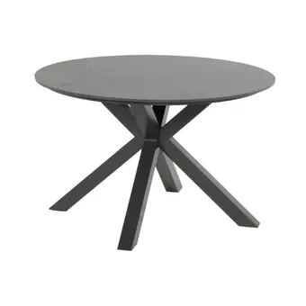 Xander Ronde Tuintafel - 120x75cm - Antraciet blad - afbeelding 2