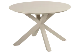 Xander Ronde Tuintafel 120x75 cm - Beige keramisch blad