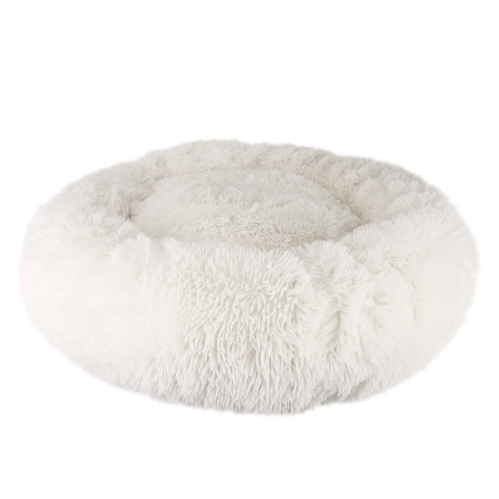 Witte honden of kattenmand Adomnia donut model D 60 cm