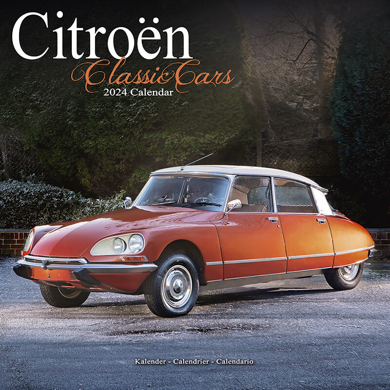 Kalender 2024 Citroën Citroen Classic Cars Voorkant Tuinland