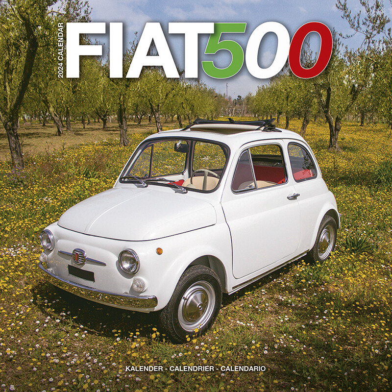 Kalender 2024 - Fiat 500 Wandkalender Voorkant Tuinland