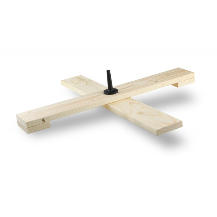 Houten kerstboomstandaard Easyfix kruis 60 cm