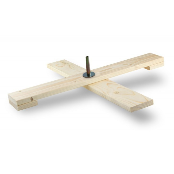 Houten kerstboomstandaard Easyfix kruis 78 cm