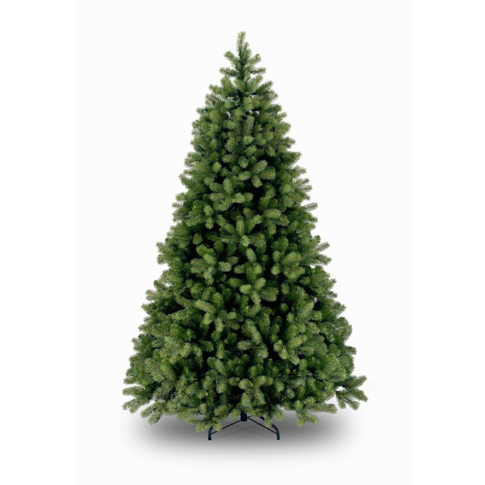 Groene kunstkerstboom bayberry spruce met metalen voet H 213 cm