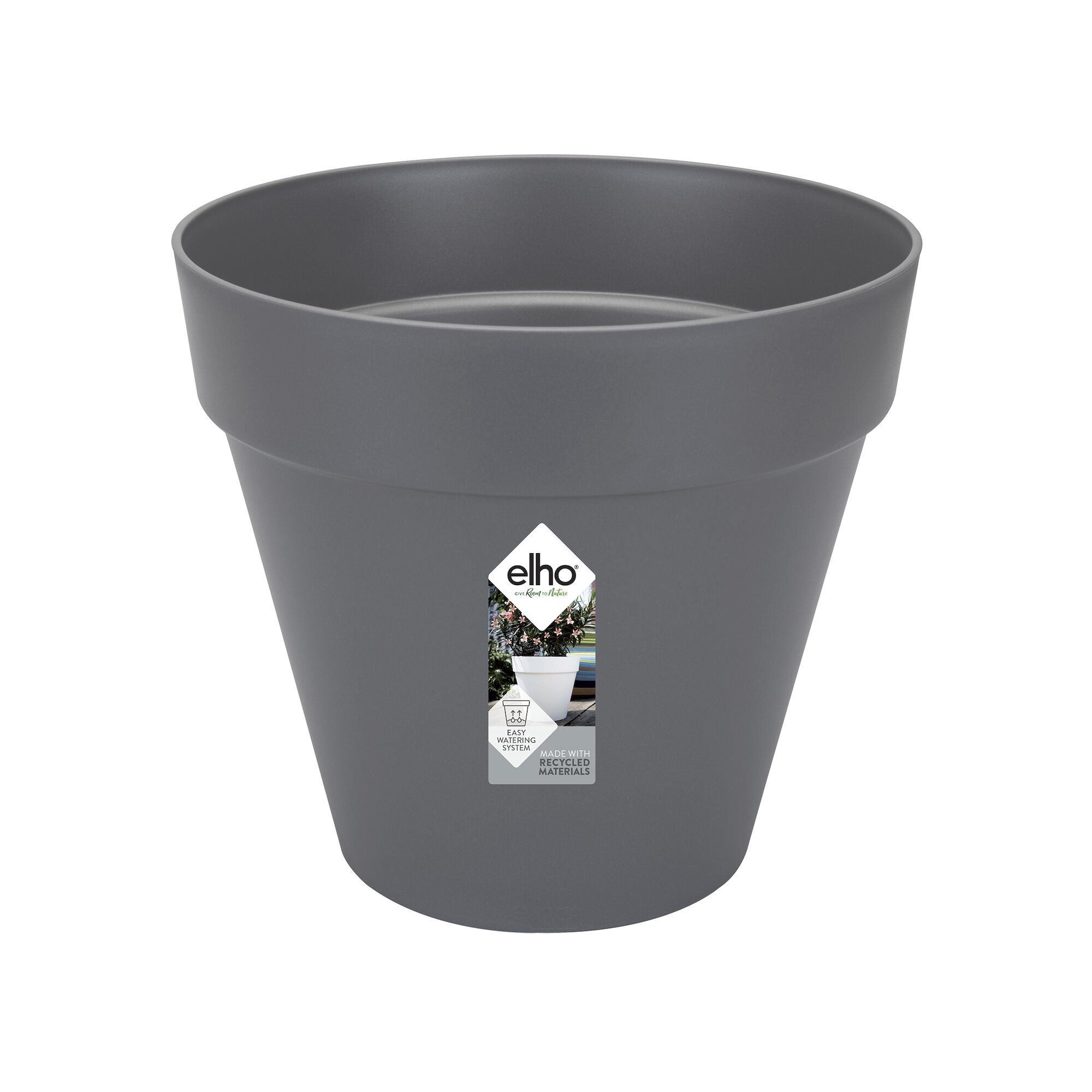 Elho Bloempot Loft Urban D 30 cm Antraciet Logo