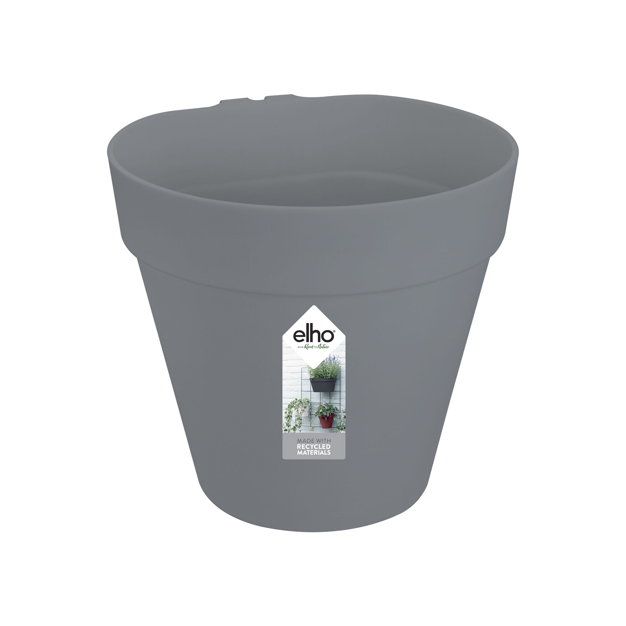 Elho Single Plantenbak Loft Urban Green Wall L 15 cm Antraciet Logo