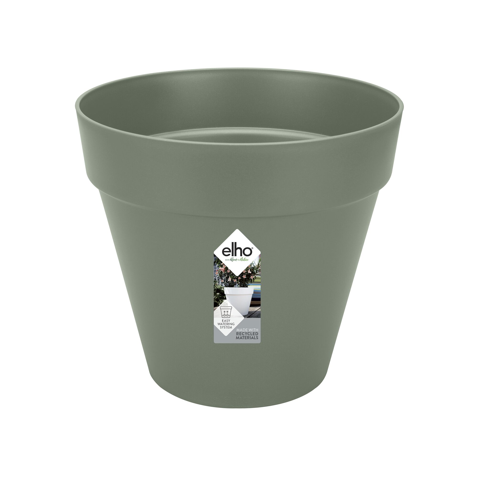 Elho Bloempot Loft Urban D 20 cm Pistachegroen Groen Logo