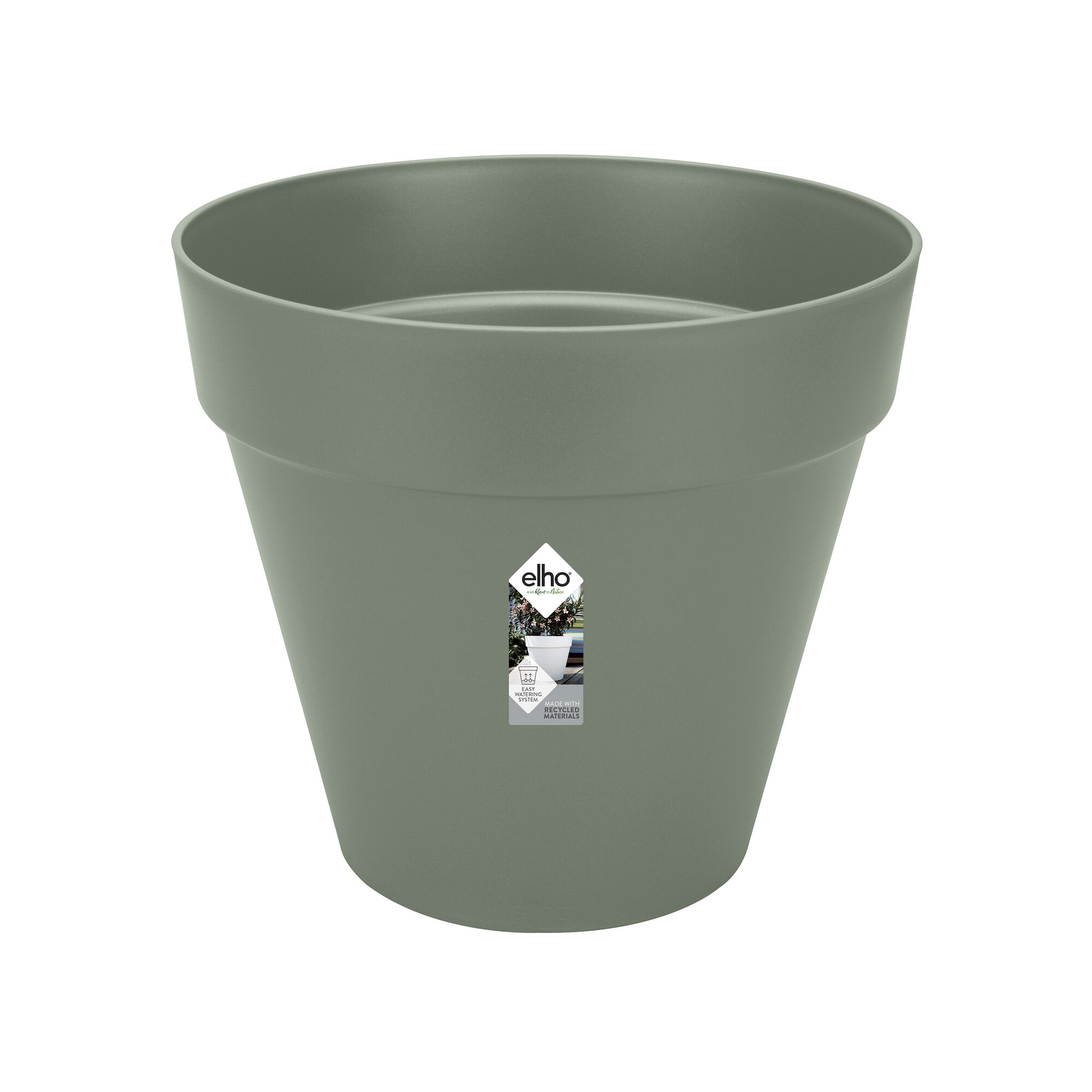 Elho Bloempot Loft Urban Rond met Wielen D 40 cm Pistachegroen groen Logo