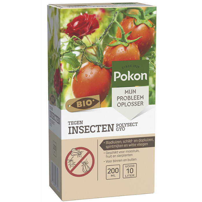 Beige doos Pokon Tegen Insecten als luizen Polysect GYO Concentraat 200ml