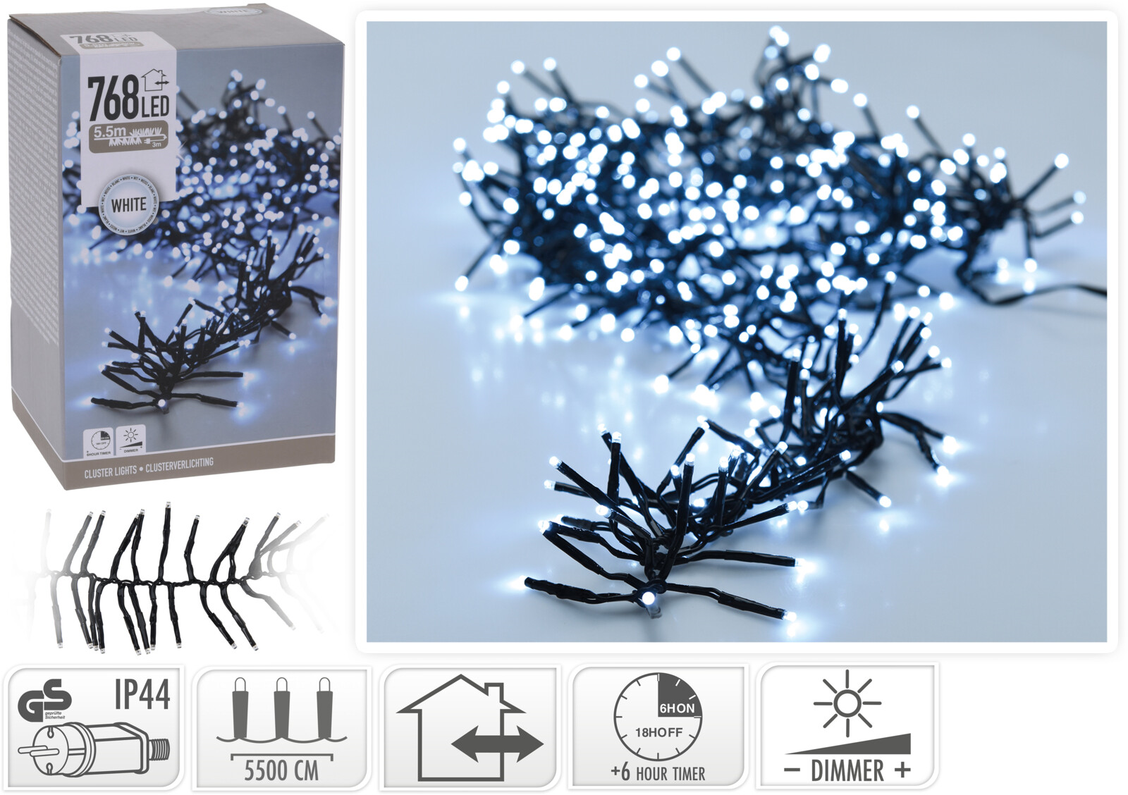 Clusterverlichting - Wit