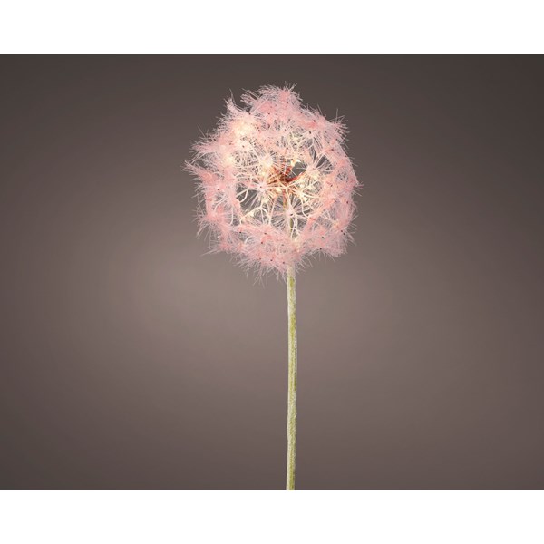 Led Paardenbloem  -  L 17 cm x H 90 cm - Roze