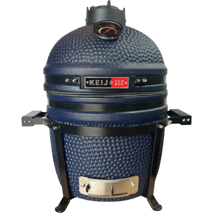 Voorkant Barbecue Keij Kamado Legend Compact blue