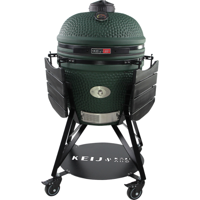 Keij - Kamado Barbecue Legend XL 23 inch Green met wielen