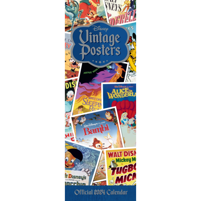 Kalender SL 2024 Disney Vintage Poster