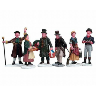 Lemax Village People Figurines - set van 6 stuks