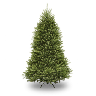 Groene kunstkerstboom Dunhill Fir 120 cm op metalen voet