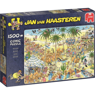 Blauwe doos legpuzzel Jan van Haasteren De Oase 1500 stukjes