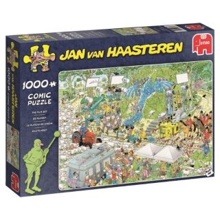 Blauwe doos legpuzzel Jan van Haasteren de Filmset 1000 stukjes