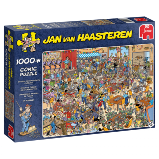 Blauwe doos legpuzzel Jan van Haasteren NK Puzzelen 1000 stukjes