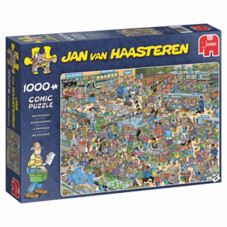 Blauwe doos legpuzzel Jan van Haasteren De Drogisterij 1000 stukjes