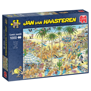 Blauwe doos Legpuzzel Jan van Haasteren De Oase 1000 stukjes